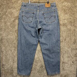 Vintage Levis 560 Jeans Mens 42x32 Blue Loose Fit Tapered Leg Medium Wash Denim